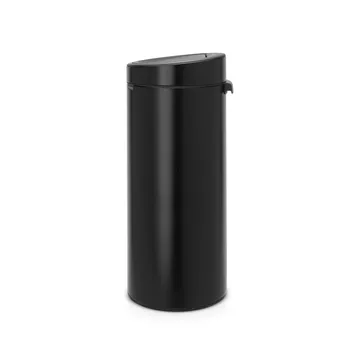 Touch Bin 30升垃圾桶 - 哑光黑色 - Brabantia