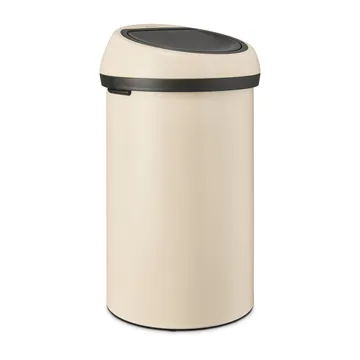 圆形Touch Bin 60升垃圾桶 - 柔和米色 - Brabantia