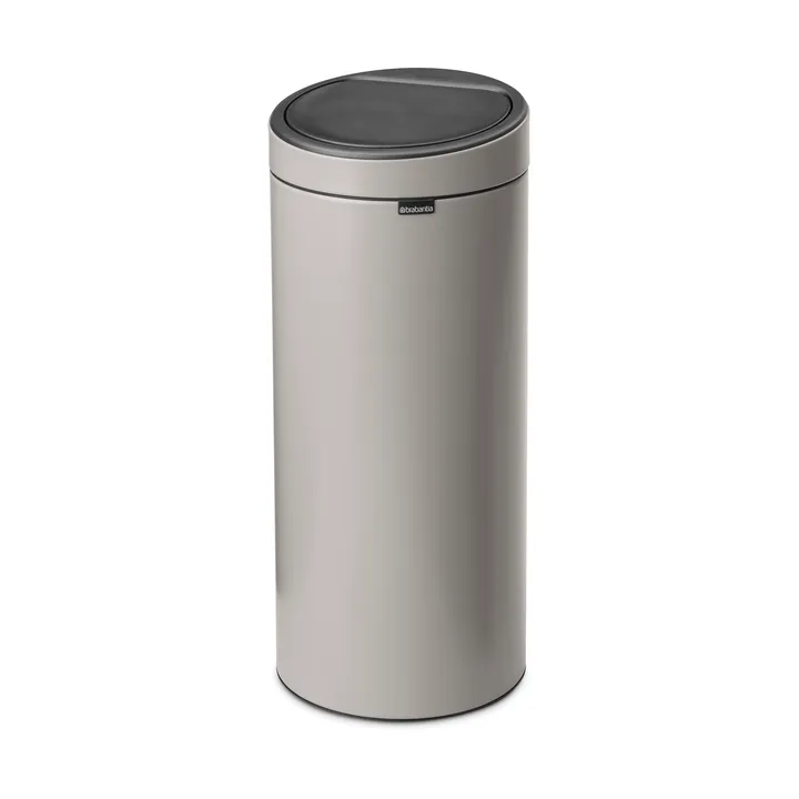 新款touch bin垃圾桶30L - 柔和灰色 - Brabantia