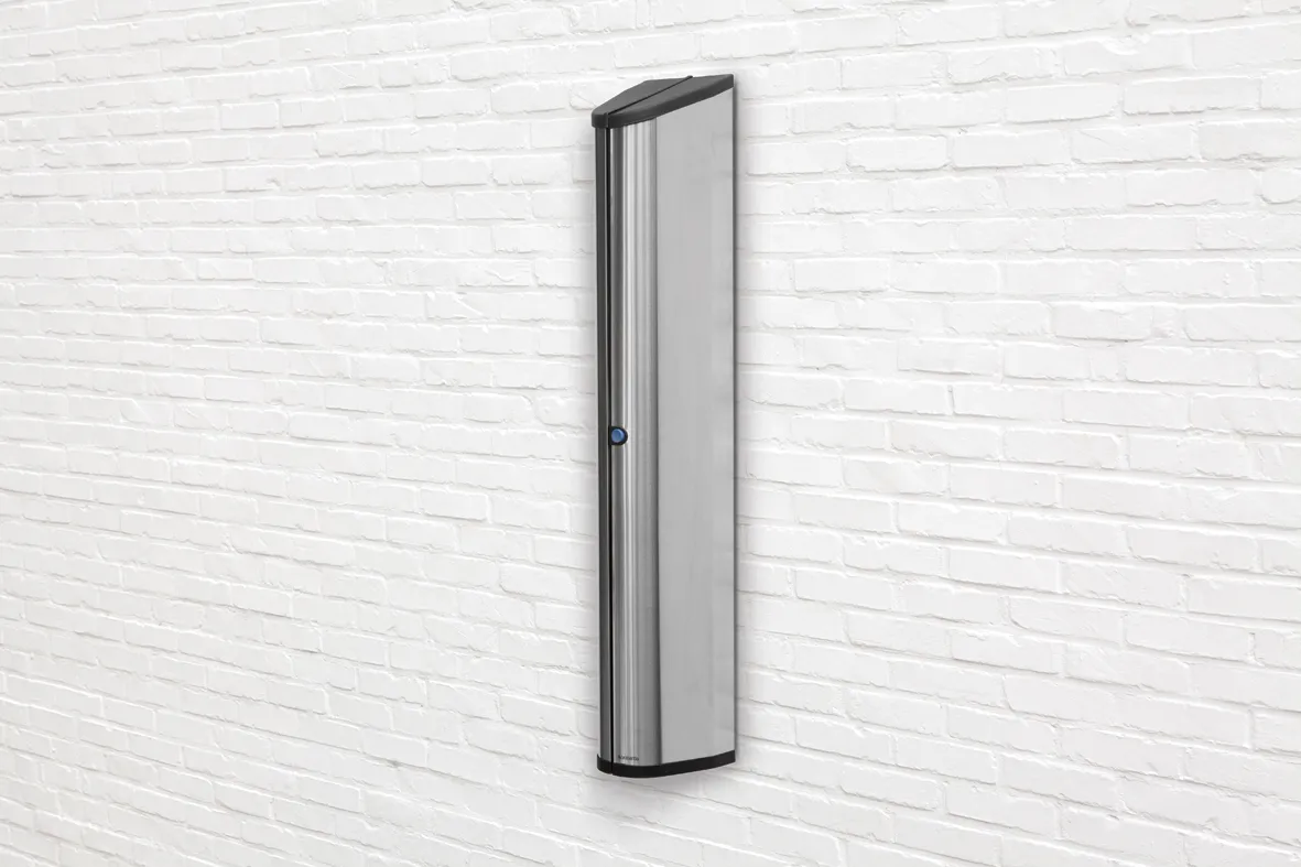 WallFix 晾衣绳 24m 带保护盒, 灰色 Brabantia