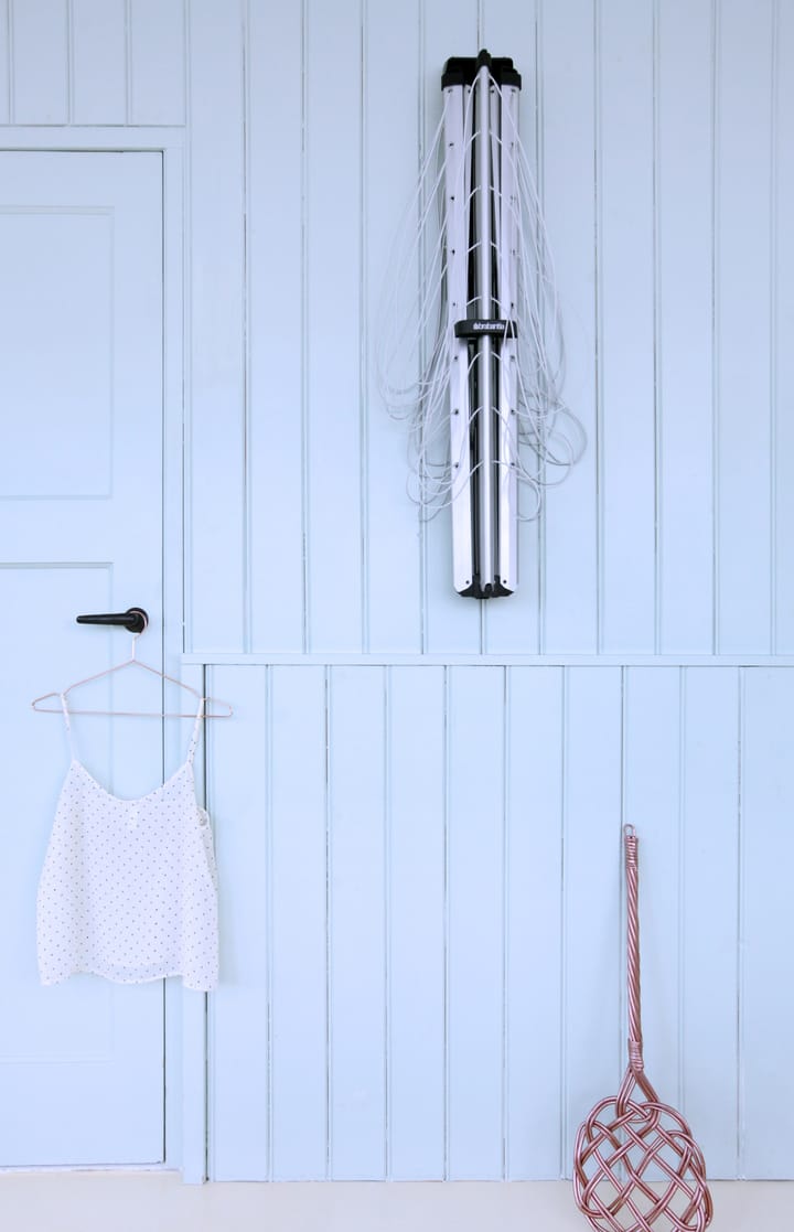 WallFix clothesline 24m with 纺织品 cover, 灰色 Brabantia