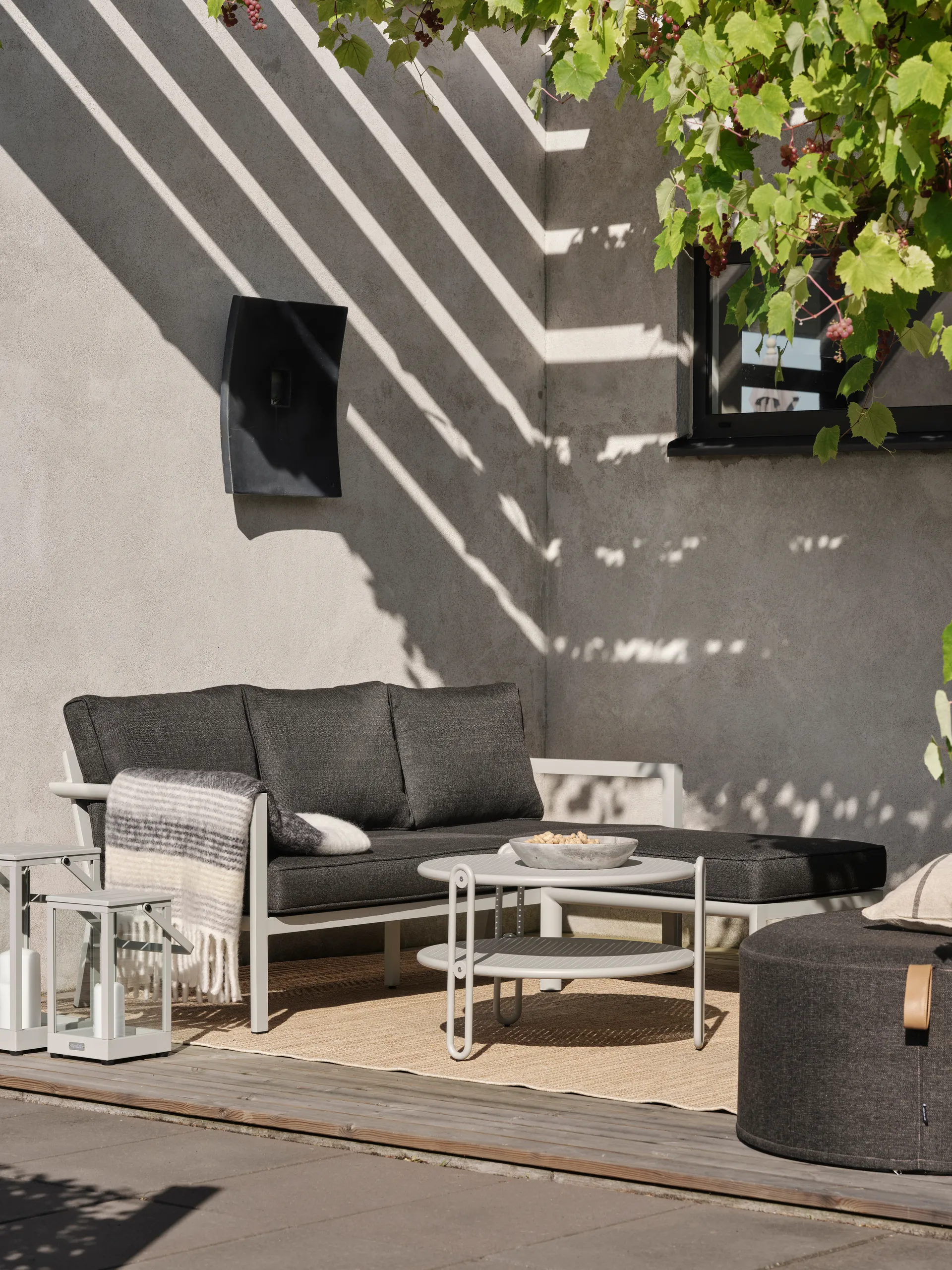 Blixt 咖啡桌, 浅灰色 Ø65 cm Brafab