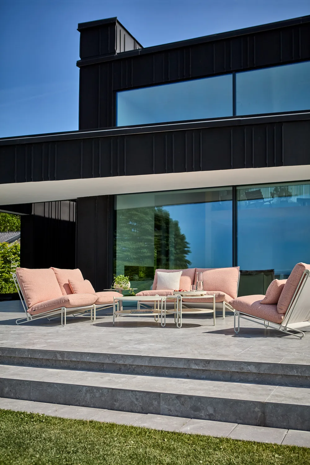 Blixt 咖啡桌, 珍珠 白色, Ø65 cm Brafab