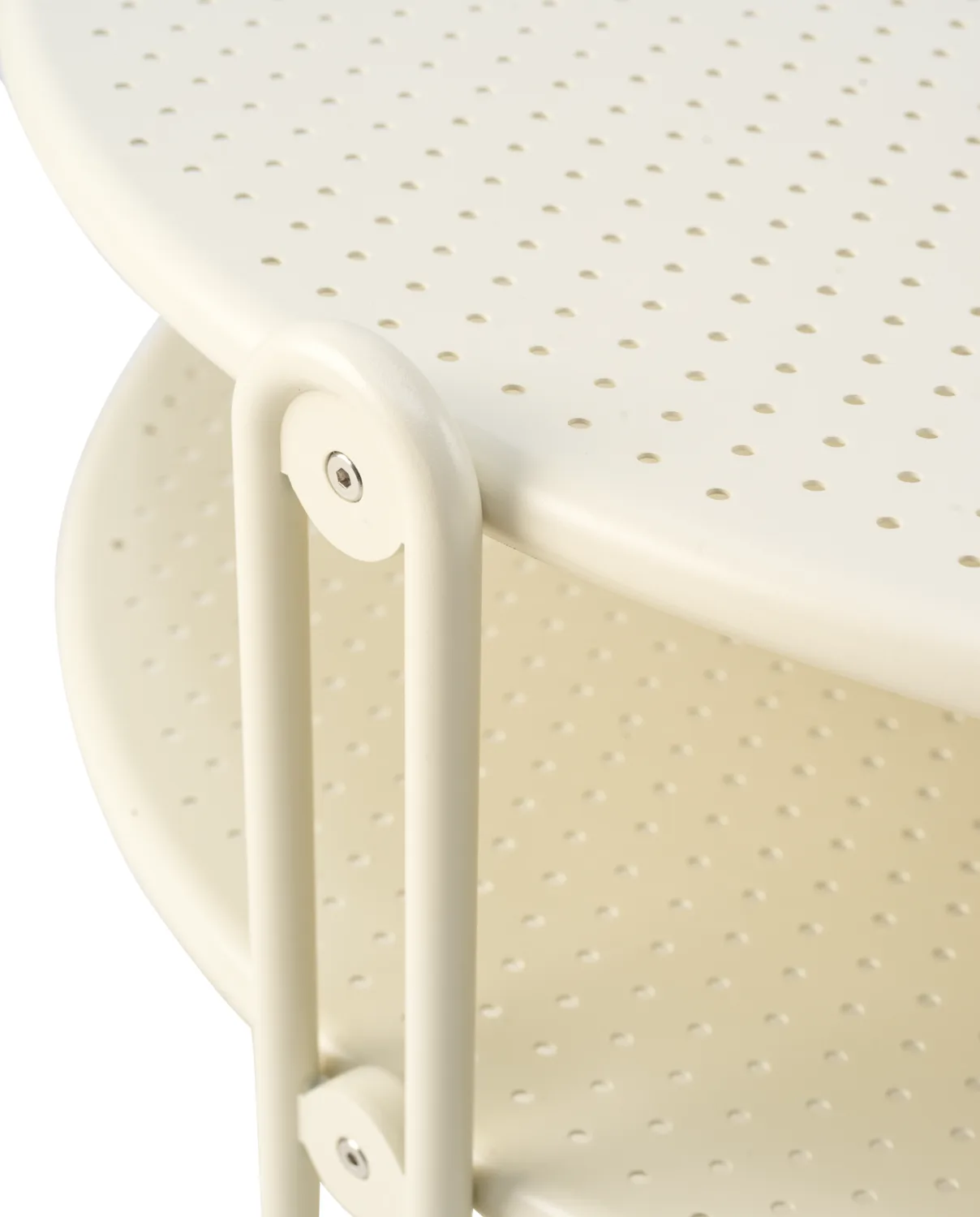 Blixt 咖啡桌, 珍珠 白色, Ø85 cm Brafab