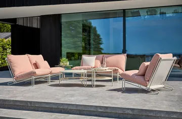 Blixt 咖啡桌 - 珍珠 白色, Ø85 cm - Brafab