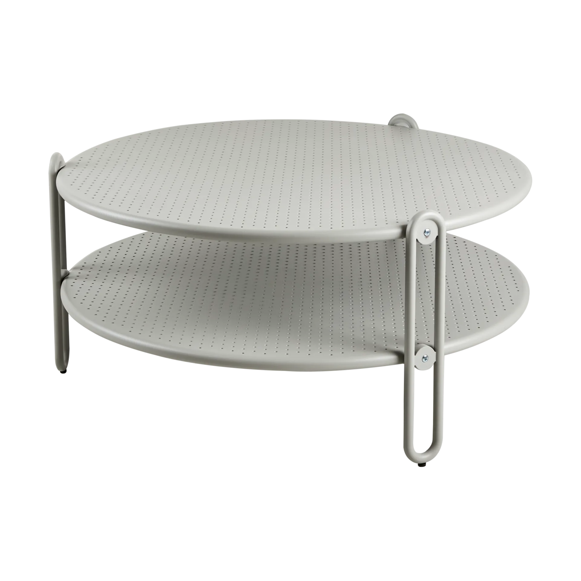 Blixt 咖啡桌, 浅灰色_Ø85cm Brafab