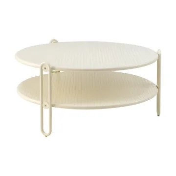 Blixt 咖啡桌 - 珍珠白_Ø85cm - Brafab
