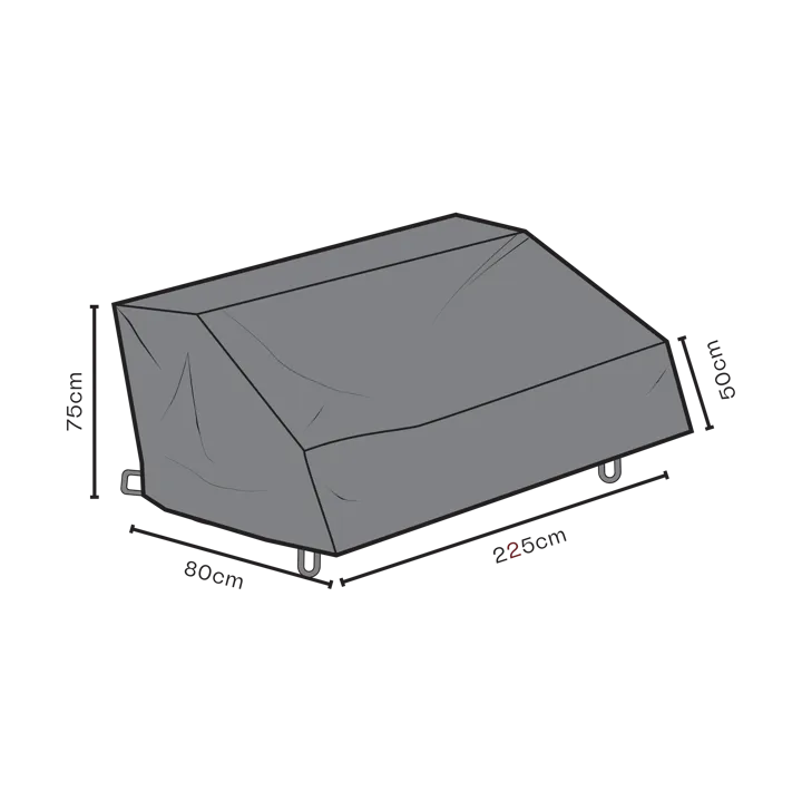 Brafab furniture cover sofa - 黑色 80 cm - Brafab