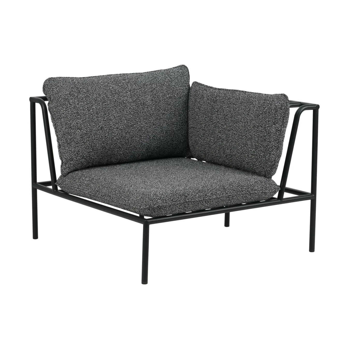 Collier sofa module, 黑色-teddy ant, corner Brafab