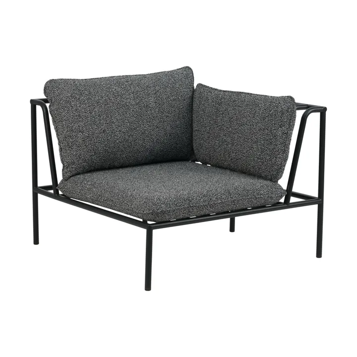 Collier sofa module - 黑色-teddy ant, corner - Brafab