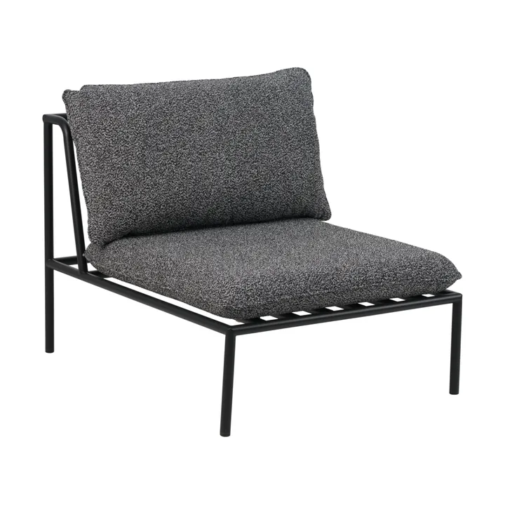 Collier sofa module - 黑色-teddy ant, middle section - Brafab