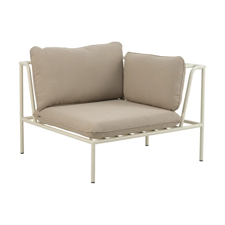 Collier sofa module - 珍珠 白色-teddy 米色, corner - Brafab