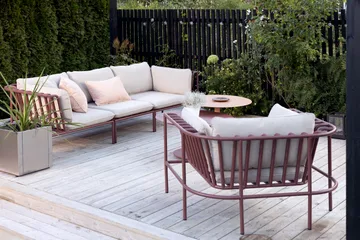 Collier sofa module - Zin 红色-teddy 米色, corner - Brafab