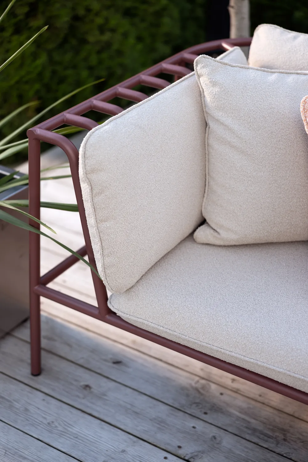 Collier sofa module, Zin 红色-teddy 米色, corner Brafab