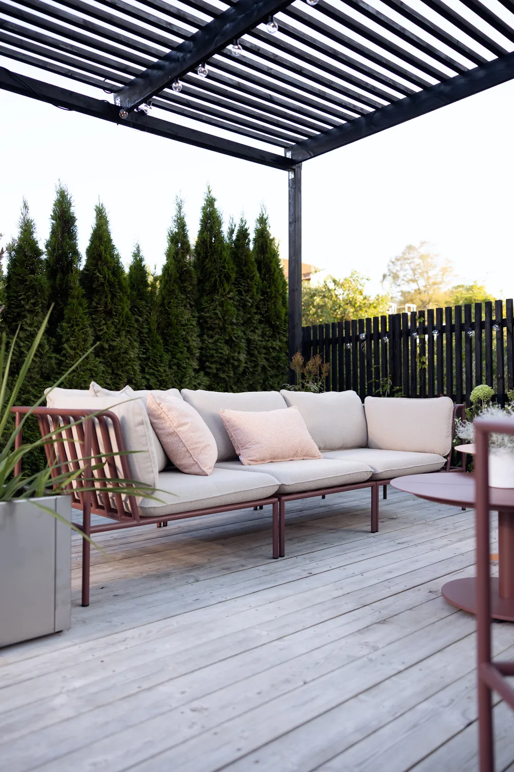 Collier sofa module, Zin 红色-teddy 米色, corner Brafab