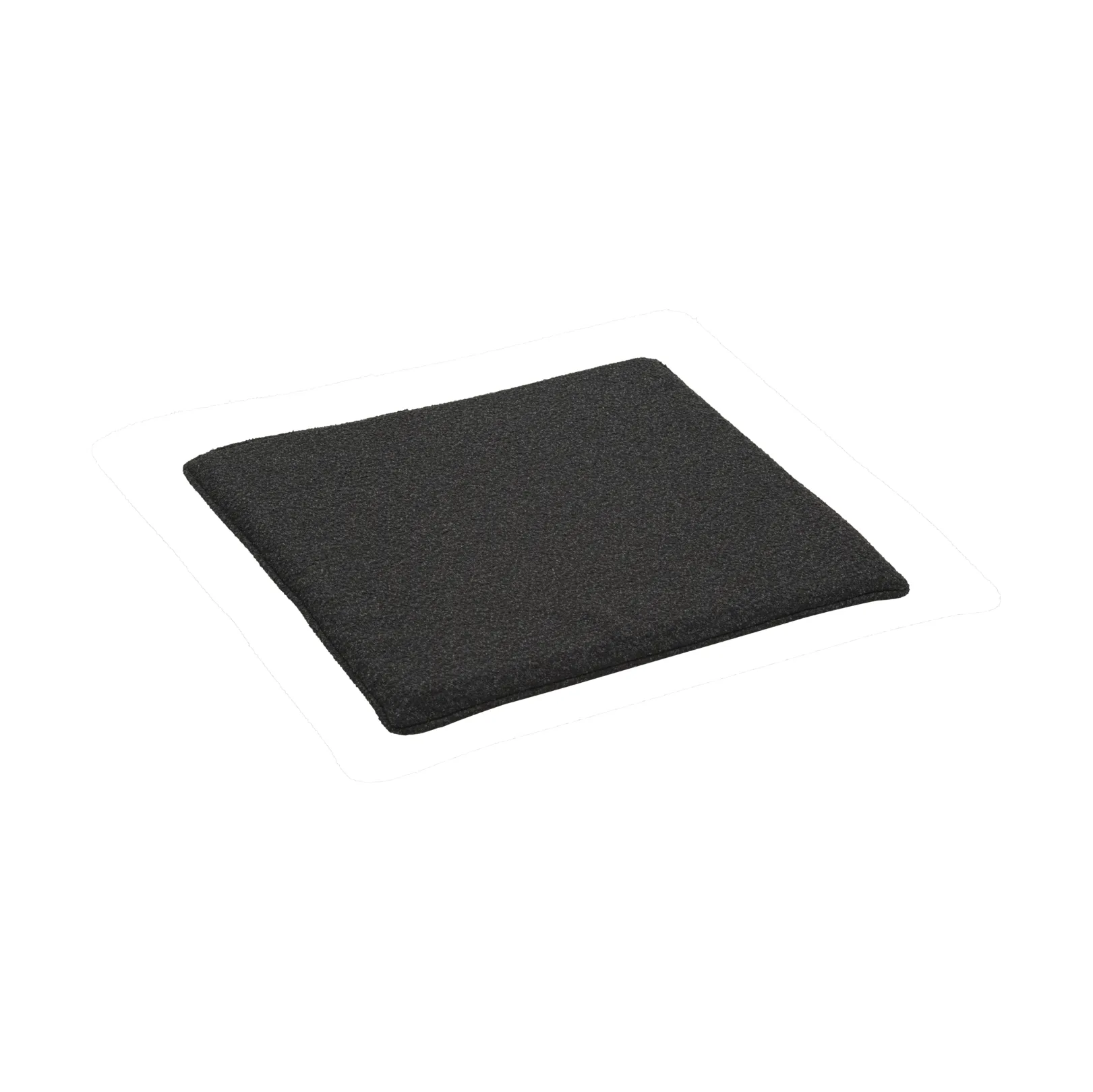 Frisk 座垫, Teddy black, 37x37 cm Brafab