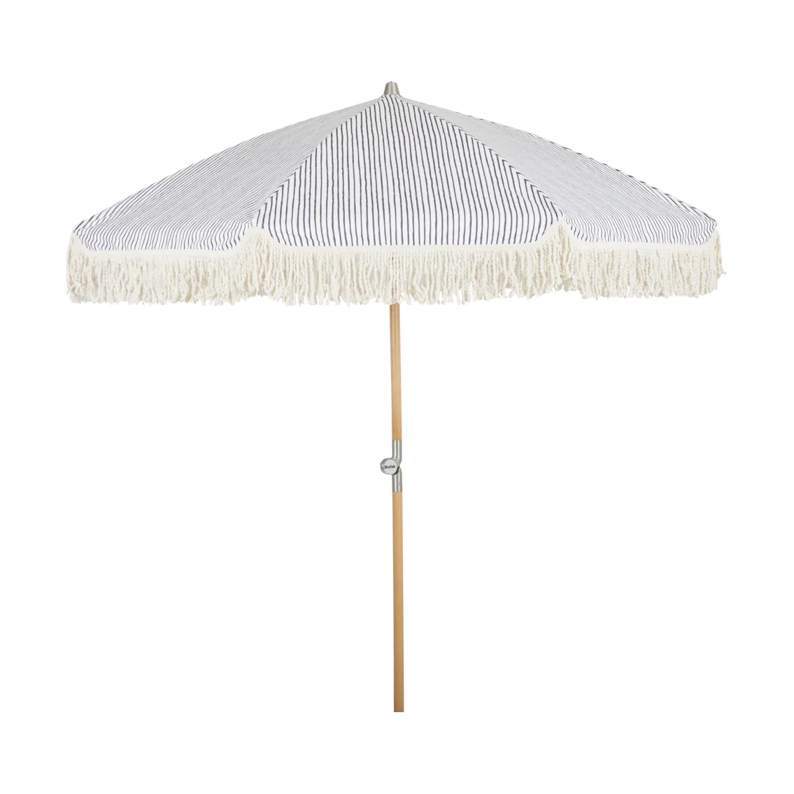 Gatsby parasol, 灰色 stripe, Ø185 cm Brafab