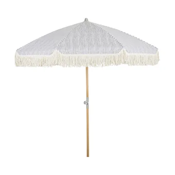 Gatsby parasol - 灰色 stripe, Ø185 cm - Brafab