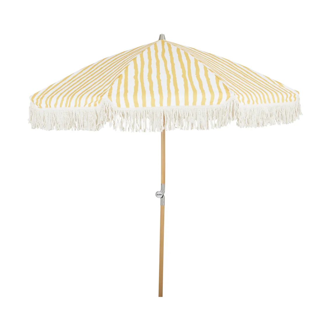 Gatsby parasol, 黄色 stripe, Ø185 cm Brafab
