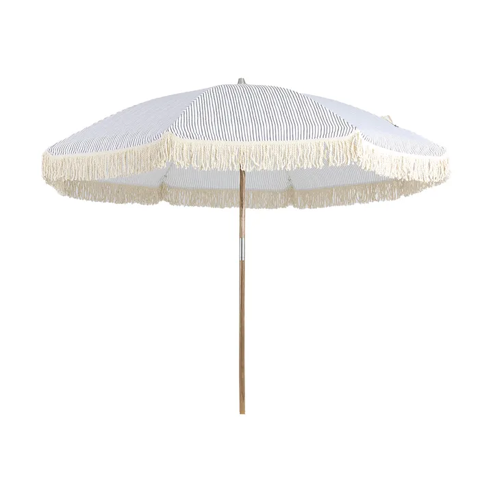 Gatsby parasol - 灰色 stripe, Ø256 cm - Brafab