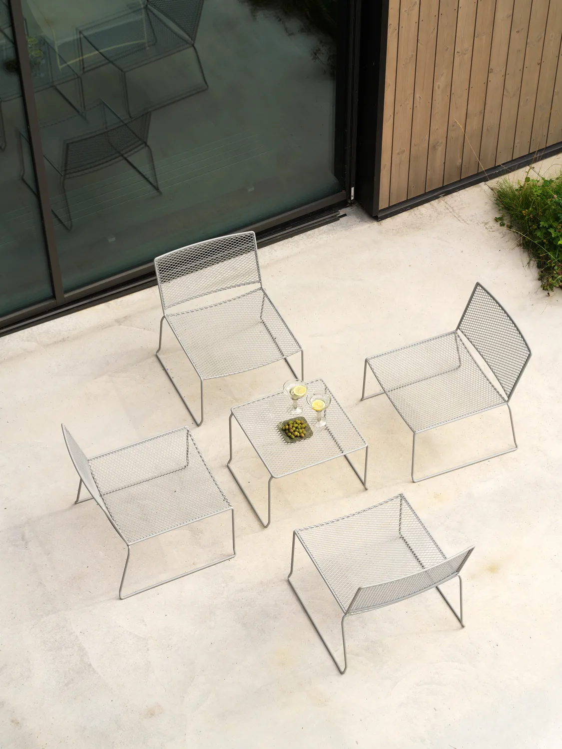 Haru 小边桌, Slate 灰色, 54x54 cm Brafab