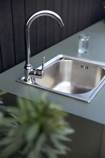 Kelia outdoor kitchen base 柜子 with sink - Anthracite, 121x90x64 cm - Brafab