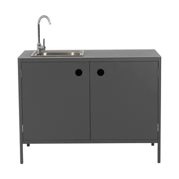 Kelia outdoor kitchen base 柜子 with sink - Anthracite, 121x90x64 cm - Brafab