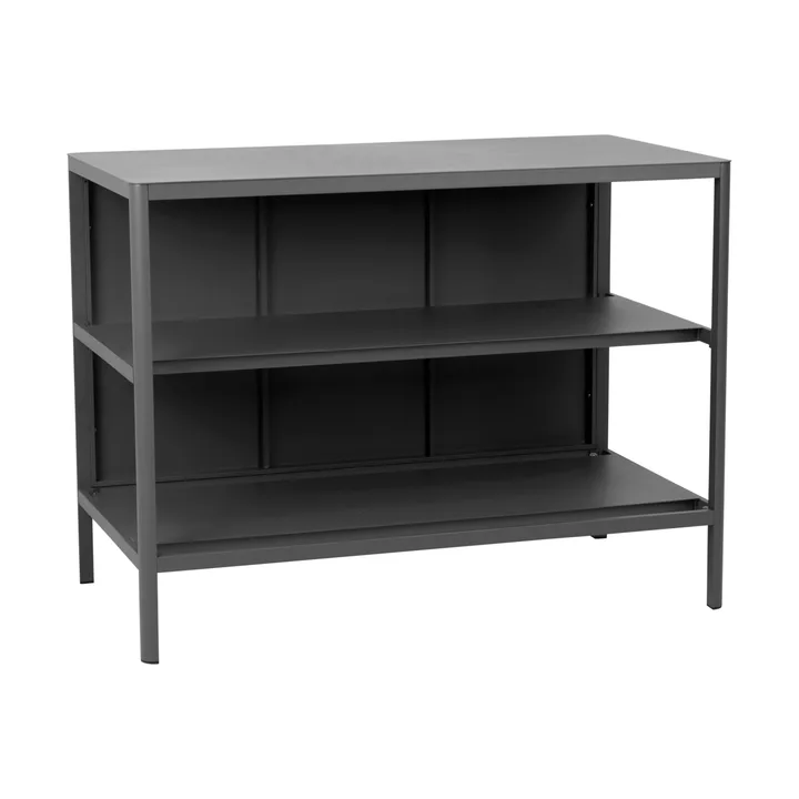 Kelia outdoor kitchen 长椅 with shelves - Anthracite, 121x91x64 cm - Brafab