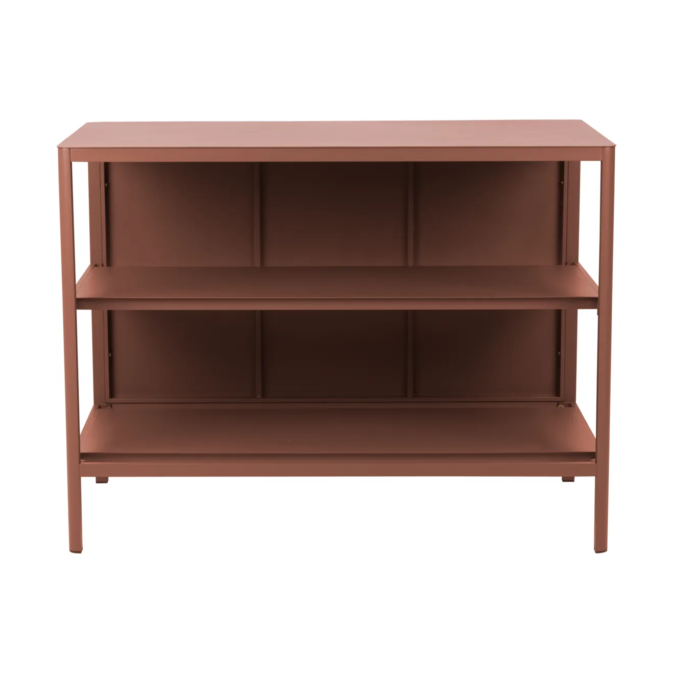 Kelia outdoor kitchen 长椅 with shelves, Zin 红色, 121x91x64 cm Brafab