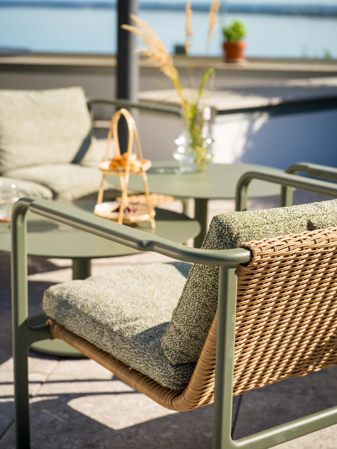 Motty 扶手椅, Nordic 绿色-teddy verde Brafab