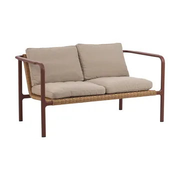 Motty sofa - Zin 红色-teddy 米色, 2-seater - Brafab