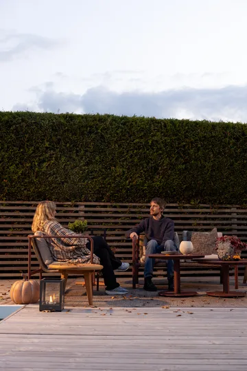 Motty 扶手椅 - Zin 红色-teddy 米色 - Brafab