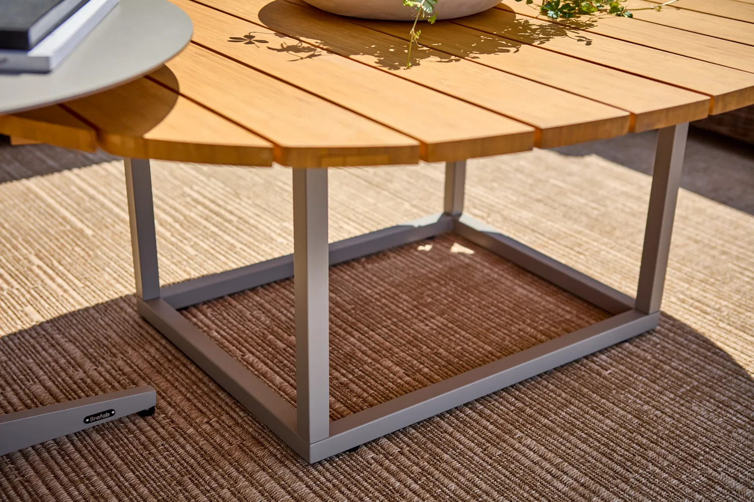 Olive 咖啡桌, 卡其色-bamboo, 110x80 cm Brafab