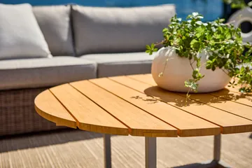 Olive 咖啡桌 - 卡其色-bamboo, 110x80 cm - Brafab