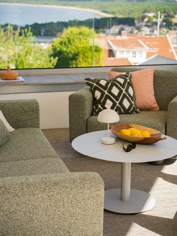 Peace 咖啡桌 - 浅灰色, Ø80x46 cm - Brafab