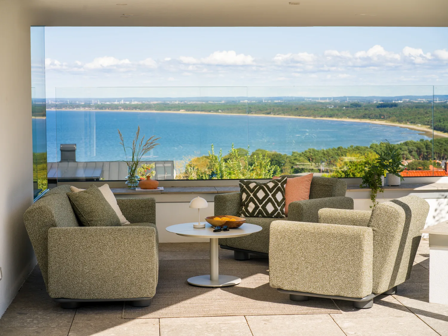 Peace 咖啡桌, 浅灰色, Ø80x46 cm Brafab