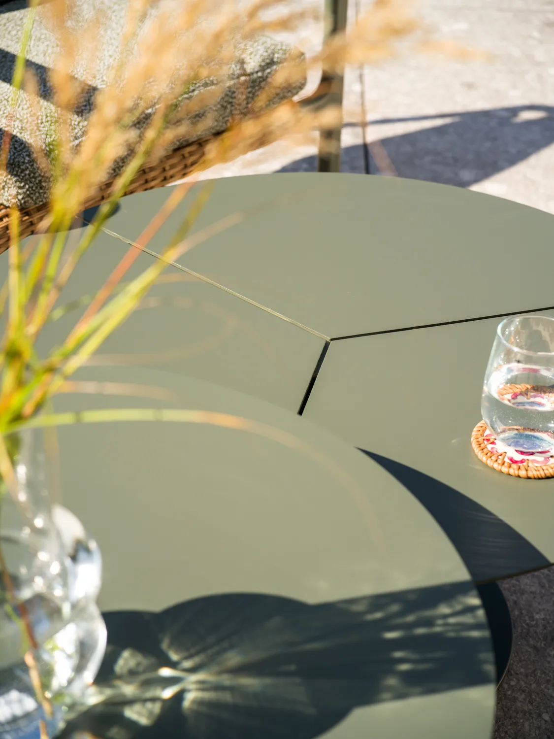 Peace 咖啡桌, Nordic 绿色, Ø80x46 cm Brafab