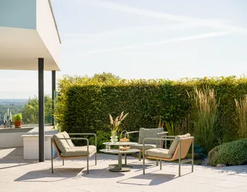 Peace 咖啡桌 - Nordic 绿色, Ø80x46 cm - Brafab