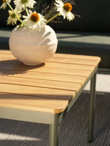 Reno 咖啡桌 - Nordic 绿色-原色/自然色 wood, 110x70 cm - Brafab