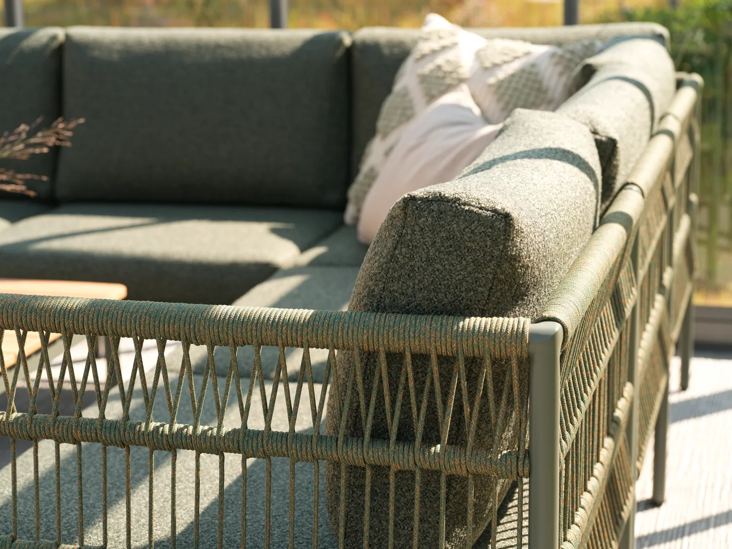 Reno sofa module, Nordic 绿色-raw avocado, middle unit Brafab