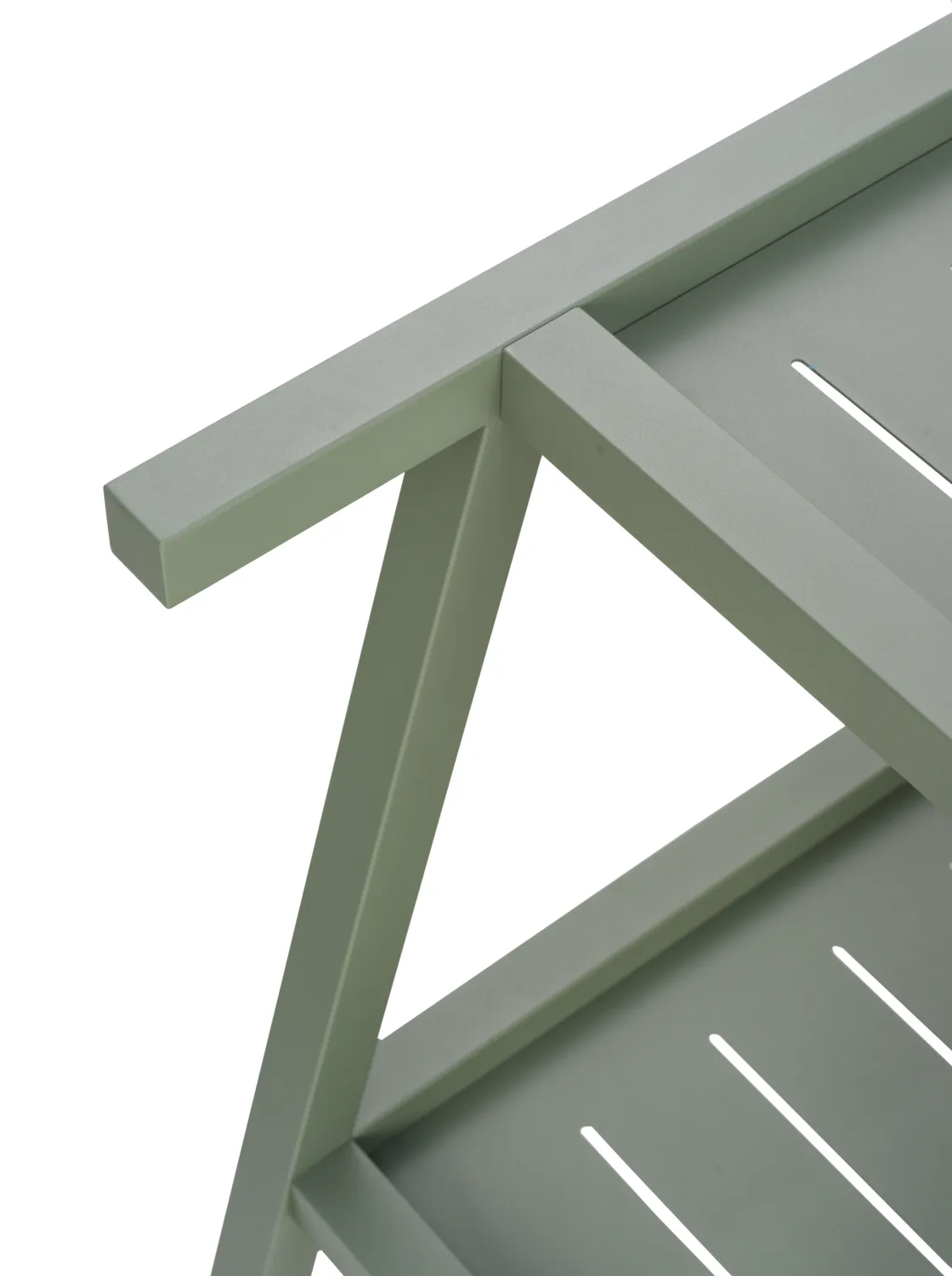 Samvaro 可移动收纳边桌 86x49x69 cm, Dusty 绿色 Brafab