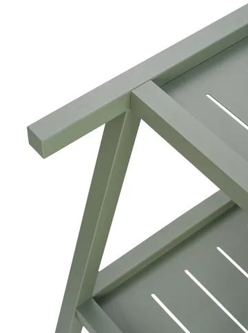 Samvaro 可移动收纳边桌 86x49x69 cm - Dusty 绿色 - Brafab