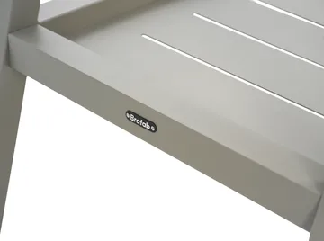 Samvaro 可移动收纳边桌 86x49x69 cm - 卡其色 - Brafab