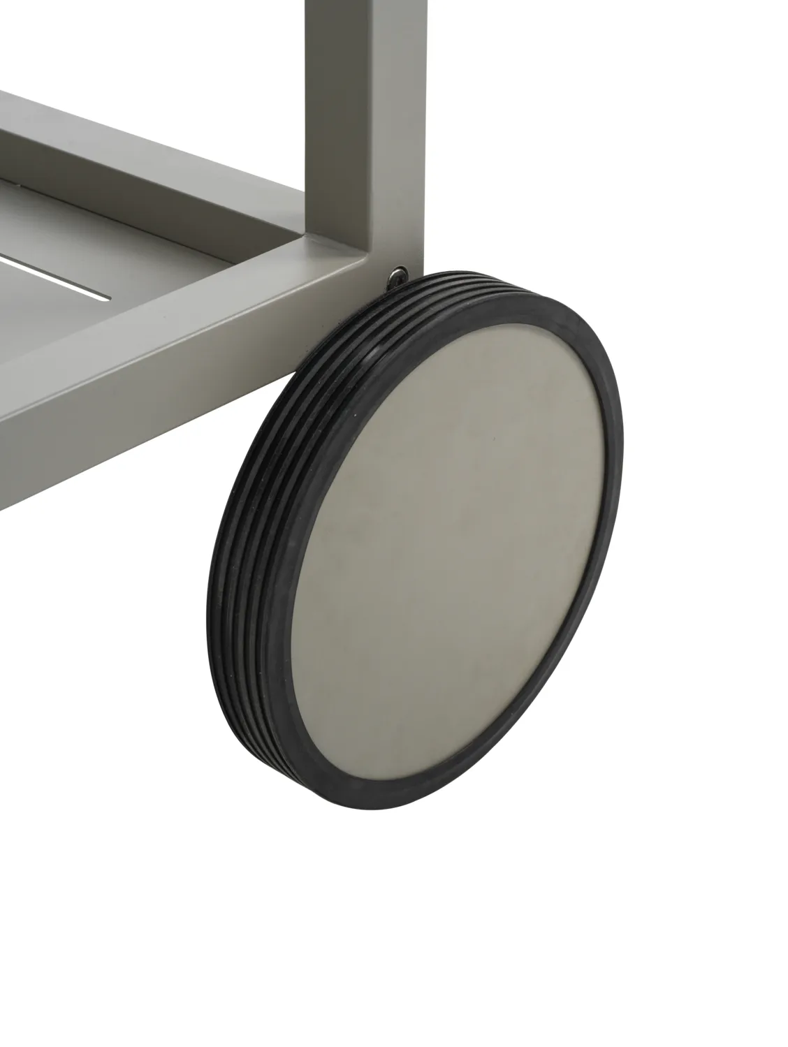 Samvaro 可移动收纳边桌 86x49x69 cm, 卡其色 Brafab