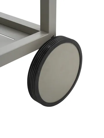 Samvaro 可移动收纳边桌 86x49x69 cm - 卡其色 - Brafab