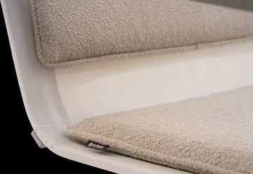 Soro lounge 扶手椅 - 卡其色-teddy 米色 - Brafab