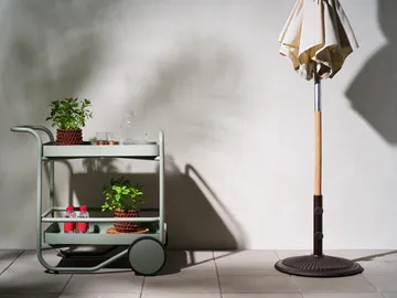 Trolley 送餐推车88x59cm - 灰绿色 - Brafab