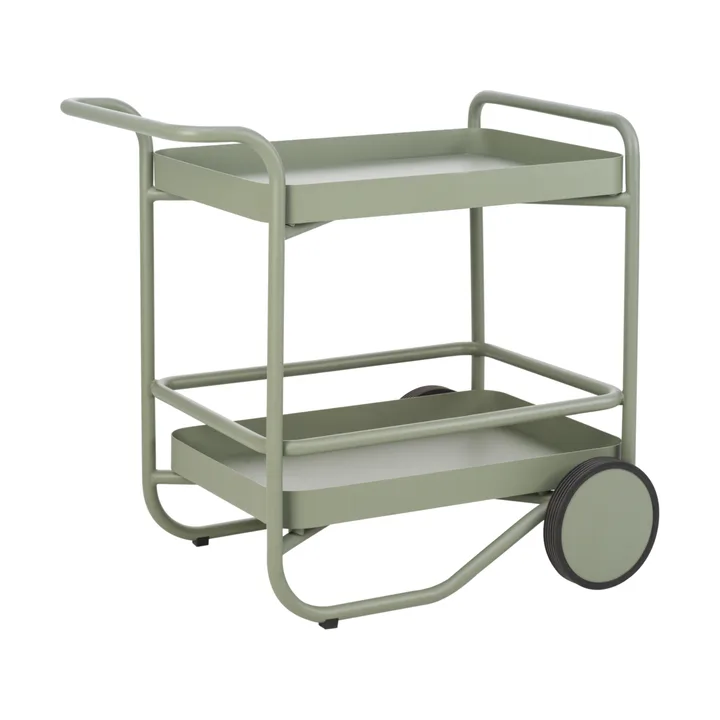 Trolley serving cart 88x59 cm - Dusty 绿色 - Brafab