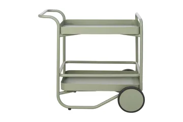 Trolley serving cart 88x59 cm - Dusty 绿色 - Brafab