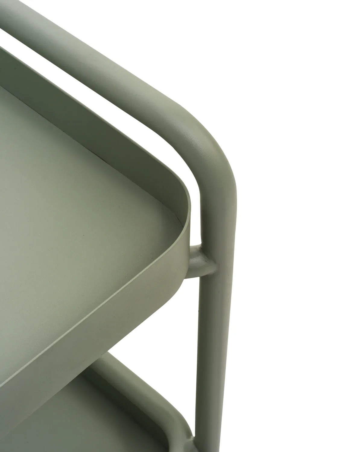 Trolley serving cart 88x59 cm, Dusty 绿色 Brafab